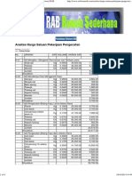 Analisa Harga Satuan Pekerjaan Pengecatan - Software RAB