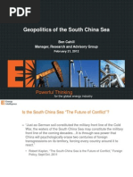 Geopolitics of The South China Sea