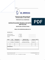 Especificacion de Estructuras Metalicas PDF