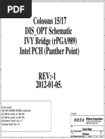 DV7 DV6 7000 Wistron - Colossus - 15 - 17 - Intel - Rev - 1 - SCH PDF