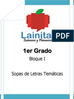 Sopa de Letras 1er Grado PDF