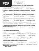 Examen de Geografia