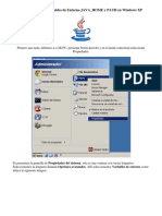 Configuración de Variables de Entorno JAVA PDF