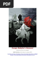 Escape Babylon's Demons!: 2009 Articles (Click Below To Access PDF