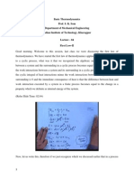 Basic Thermodynamics Lecture Notes - 04 Nptel