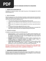 Termination of Unionized Contracts in Singapore Caa 08012014 Time 1413pm