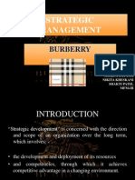 Burberry Strategic Management