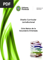 Diseño Curricular Jurisdiccional - Ciclo Básico de La Secundaria Orientada PDF