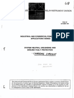 Industrial and Commercial Power System and Applications Series - System Neutral Grounding and Ground Fault Protection