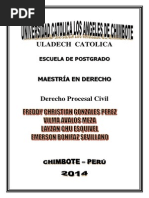 Trabajo Grupan de Derecho Procesal Civil - Jurisprudencia Sobre Las Condiciones de La Accion