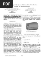 Dynamic Analysis of Synchronous Reluctance Motor Drives Based On Simulink and Finite Element Model