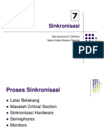 Sinkronisasi Dalam Sistem Operasi