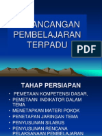 Perancangan Pembelajaran Terpadu