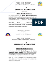 Cerificate of Completion 10 DAYS