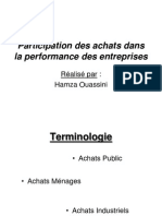 Participation Des Achats Dans La Performance Des Entreprises