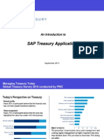 SAP Introduction To Treasury Applications