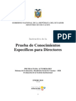 Prueba Directores Conocimientos PDF