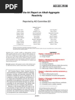 ACI 221.1R-98 State of The Art Report On Alkali-Aggregate PDF