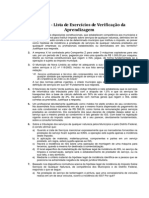 Legislação Tributária Municipal (ISS) - Lista de Exercícios PDF