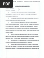 Garcia v. Scientology: Mike Rinder Affidavit