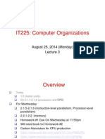 IT225: Computer Organizations: August 25, 2014 (Monday)