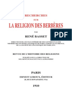 Recherches Sur La Religion Des Berberes 1910 PDF