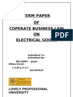 Term Paper On Formation of A Company