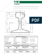 60kg Rail Dimension