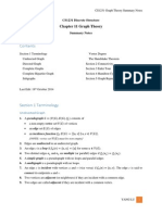 Graph Theory Summary Notes