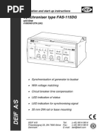 FAS-115DG, Installation Instructions 4189340127 UK