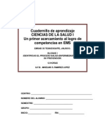 Cuadernillo de Aprendizaje Ciencias de La Salud I Bloque I PDF