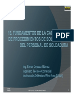 Calificaciones de Procedimientos y de Soldadores PDF