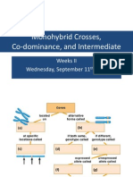 Genetics 2nd Weeks, Monohybrid Crosses