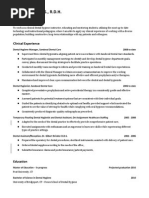 Resume - For PLE EDU505