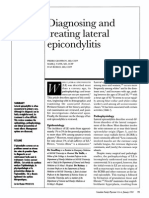 Diagnosing and Treating Lateral Epicondylitis