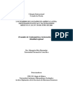 El Nombre de Centroamérica y La Invención de La Identidad Regional PDF