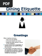  Dinner Etiquette