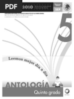 Antologia+de Lecturas+Leemos+mejor+cada+dia+5to PDF