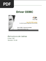 SAGE Driver ODBC V.15 - Estructura de Tablas PDF