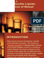 Partially Miscible Liquids: Determination of Mutual Solubility Post Laboratory Report