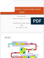 Komponen Sistem Komunikasi Serat Optik