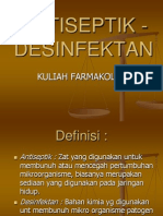 Antiseptik Dan Desinfektan