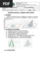 Apostila Pirâmide - Cone e Esfera