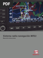 Seat Manual Instrucciones Sistema Radio Navegacion mfd2 PDF