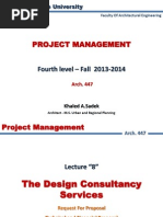 Lect 8 Design Consultency Services RFP