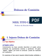 Delito Doloso de Comision DERECHO PENAL II