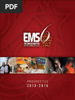 EMS 6th Form Prospectus 2015/2016