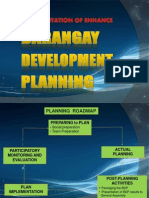 Barangay Development Plan, Presentation