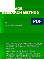 Language Research Method 