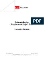 Oracle Academy Project Book Instructor